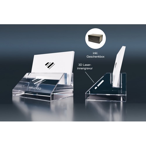 Crystal Business Card Holder