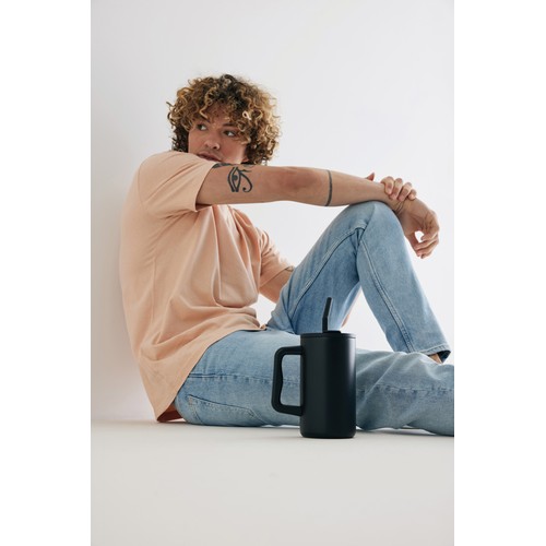 Mug Cube 800ml en acier recyclé certifiée RCS