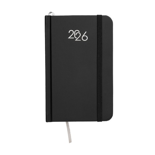 Agenda de poche hebdomadaire 2026, couverture rigide en carton laminé Agenda de poche hebdomadaire 2026, couverture rigide en carton laminé
