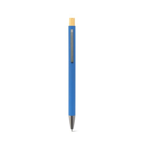 ZYLEN. Stylo à bille en aluminium recyclé (100 % rAL), avec finition en caoutchouc