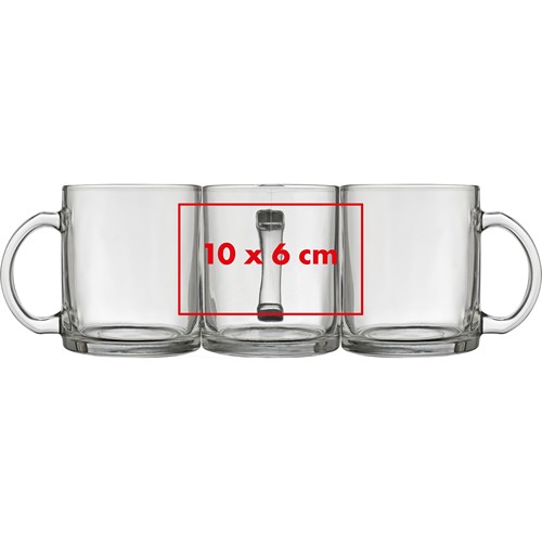 Taza de café de cristal Taza de café de cristal