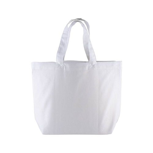 120 g/m2 cotton shopping bag, short handles and bottom gusset 120 g/m2 cotton shopping bag, short handles and bottom gusset