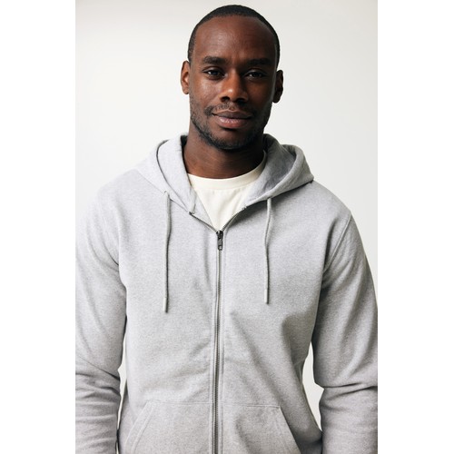 IQONIQ Abisko gerecycled katoen hoodie met rits