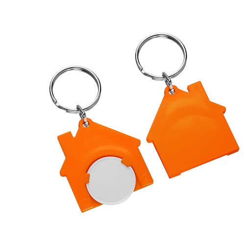Porte-clés jeton1€ "Maison" Porte-clés jeton1€ "Maison"