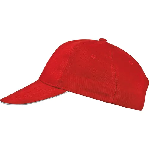 Casquette 6 Panel Sandwich heavy-brushed