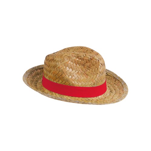 Cappello in paglia con fascia elastica 3 cm applicabile e personalizzabile