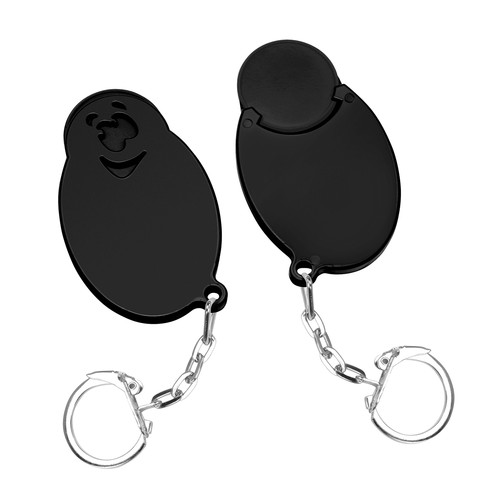 Chip holder with 1€ chip "face" Chip holder with 1€ chip "face"