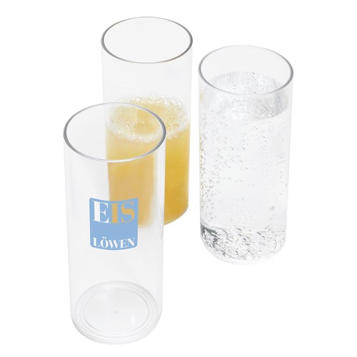 Vaso tubo de plástico