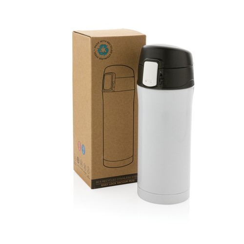 Mug 300ml EASY LOCK en acier inoxydable recyclé RCS