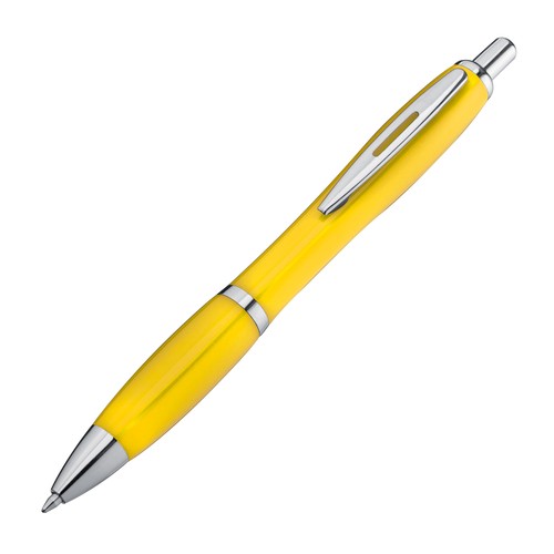 Plastic ball pen with metal clip Plastic ball pen with metal clip