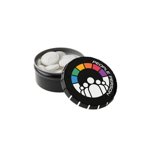 Mini clic-clac tin with shape peppermint Mini clic-clac tin with shape peppermint