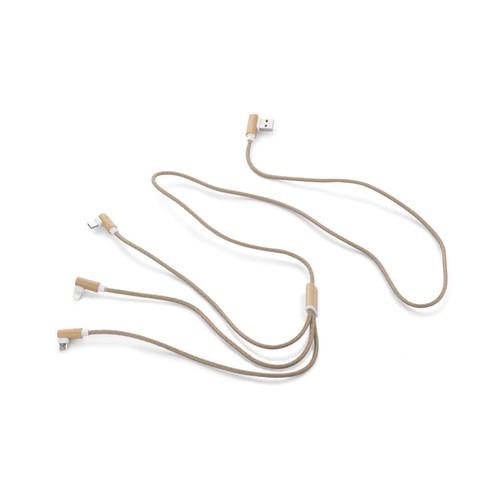 3 in 1 USB cable FLAX 3 in 1 USB cable FLAX