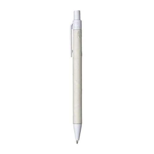 Stylo à bille en papier recyclé avec détails en PLA coloré Stylo à bille en papier recyclé avec détails en PLA coloré