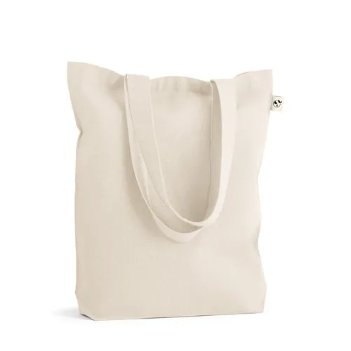 GIRONA. Sac en coton (50%), coton recyclé (30%) et polyester (20% rPET) (220 g/m²)
