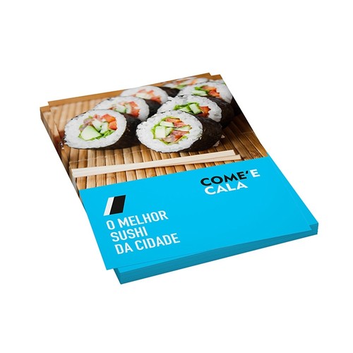 FLYERS 9X13CM 100GRS 1 CUSTOMIZABLE SIDE