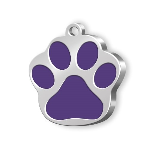 MEDAILLE PATTE PETITE VIOLETTE