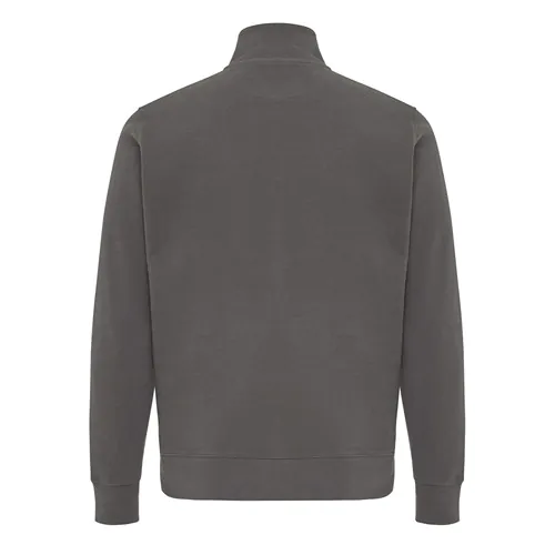 Sweater IQONIQ à col montant zippé en coton recyclé Elgon
