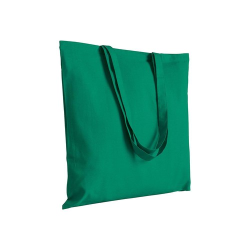 Bolsa de algodón con asas largas.