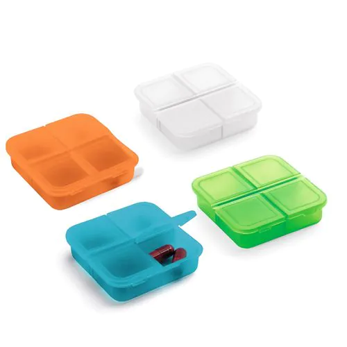 ROBERTS. Pudełko na tabletki z 4 przegródkami ROBERTS. Pudełko na tabletki z 4 przegródkami