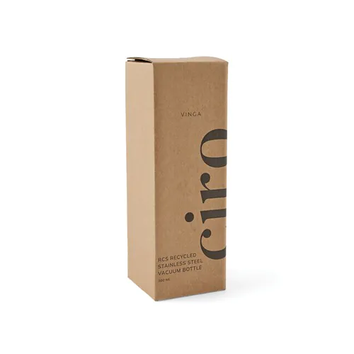 Botella vacio reciclada VINGA Ciro RCS 300 ml Botella vacio reciclada VINGA Ciro RCS 300 ml