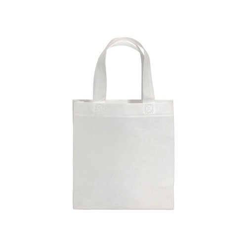 80 g/m2 non-woven fabric mini shopping bag with gusset and short handles