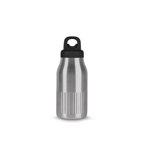 Sagaform Truls stalen fles met handige openklik dop (gerecycled) 500 ml