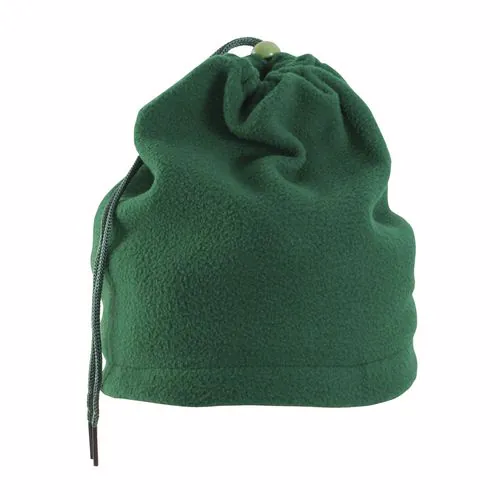 Fleece snood/beanie with adjustable drawstring Fleece snood/beanie with adjustable drawstring