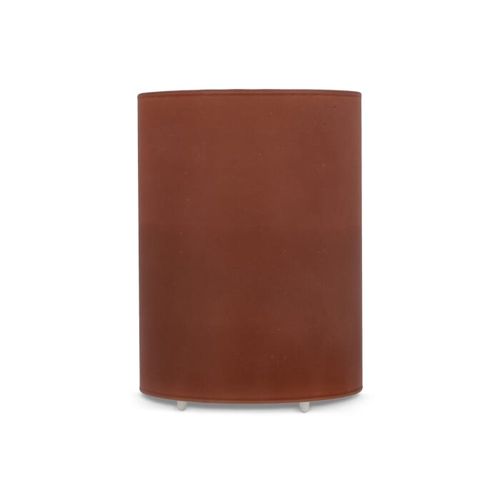 Bougie rechargeable à l'huile de cire et LED Nyelle dans un verre