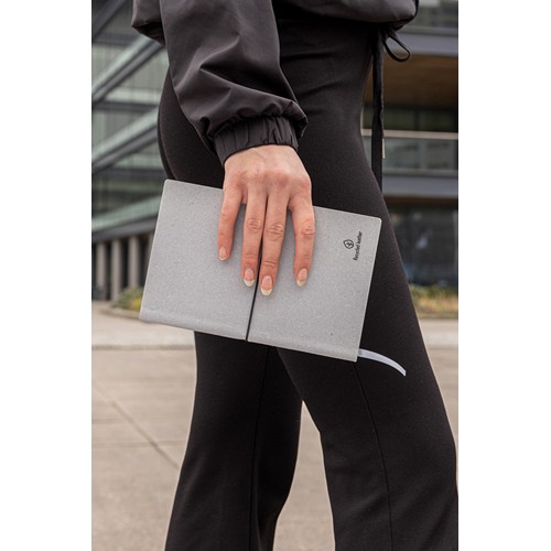 A5 GRS recycled leather notebook