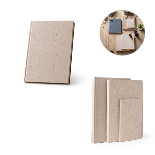 TEAPAD RIGID. Bloc-notes A5 avec couverture rigide fabriquée à partir de déchets de feuilles de thé (65%) TEAPAD RIGID. Bloc-notes A5 avec couverture rigide fabriquée à partir de déchets de feuilles de thé (65%)