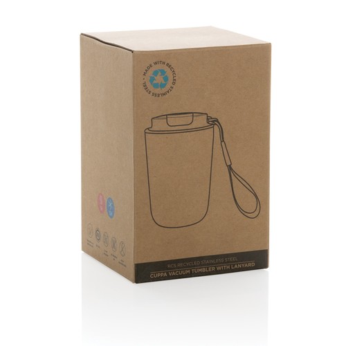 Cuppa RCS gerecycled rvs vacuümbeker met koord Cuppa RCS gerecycled rvs vacuümbeker met koord