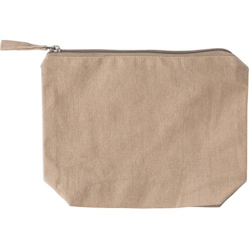 Recycled cotton cosmetic bag (180 gsm) Cressida Recycled cotton cosmetic bag (180 gsm) Cressida