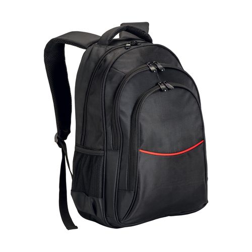 1680D polyester laptop backpack with 3 pockets