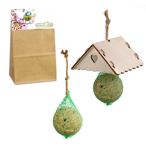 Fat ball with roof - Christmas - without laser engraving Fat ball with roof - Christmas - without laser engraving