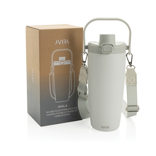 Avira Ayala RCS re-steel duosip lockable crossbody tumbler Avira Ayala RCS re-steel duosip lockable crossbody tumbler