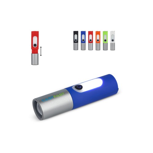 Akumulatorowa latarka LED 10 W z funkcją zoom 300 lm Akumulatorowa latarka LED 10 W z funkcją zoom 300 lm