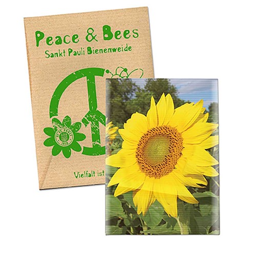 Zaadzakjes standaard papier - Soda kraftpapier - Zonnebloemen Zaadzakjes standaard papier - Soda kraftpapier - Zonnebloemen