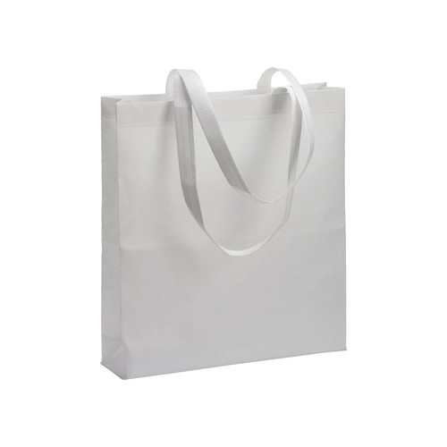 80 g/ m2 R-pet heat-sealed shopping bag with gusset 80 g/ m2 R-pet heat-sealed shopping bag with gusset