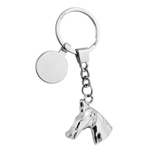 HORSE HEAD KEY RING WITH TOKEN