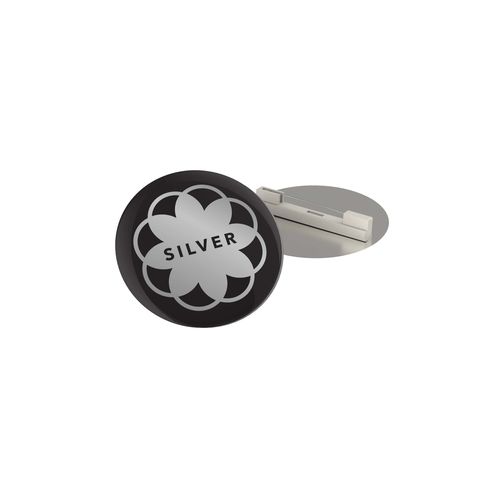 Badge Megan, Round, 40 mm, Needle, Doming in full color