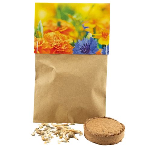 Sachet Kraft Fleurs Comestibles Sachet Kraft Fleurs Comestibles