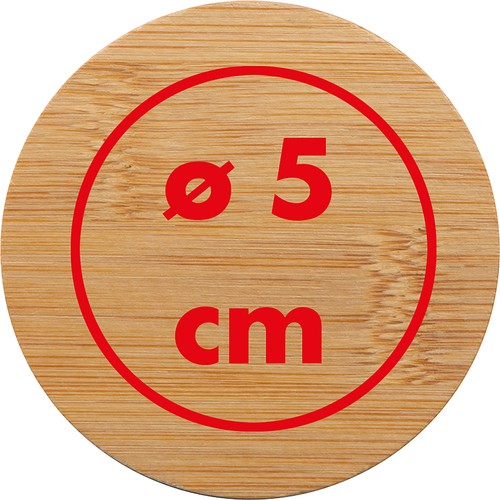 Bamboo makeup mirror