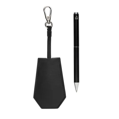 Set portachiavi e penna SP Tula in PU riciclato RCS
