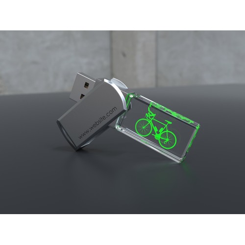 USB CRYSTAL twister (2GB)