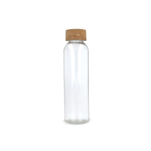 Botella de vidrio reciclado con tapón de corcho 500ml Botella de vidrio reciclado con tapón de corcho 500ml