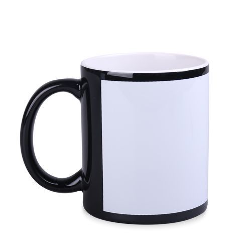 Mug de sublimation Tomek Nero Art Solid 300ml noir/blanc Mug de sublimation Tomek Nero Art Solid 300ml noir/blanc