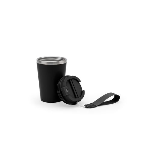 SPITZ. Stainless steel travel cup (90% rSS) with double wall and matt finish 460 mL SPITZ. Stainless steel travel cup (90% rSS) with double wall and matt finish 460 mL