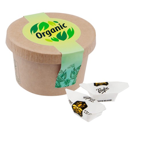 Cardboard cup with candy Cardboard cup with candy