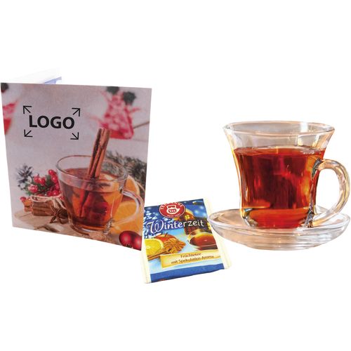 Folded Card Christmas Tea