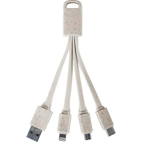 CABLE 3 EN 1 EN PAILLE DE BLÉ+TPE POUR RECHARGE CABLE 3 EN 1 EN PAILLE DE BLÉ+TPE POUR RECHARGE